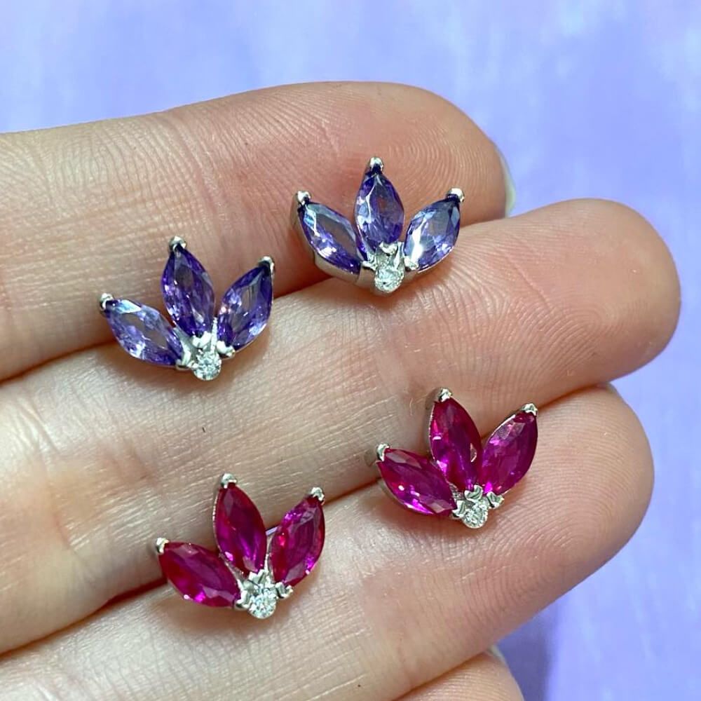 Amazon.com: Purple Butterfly Earrings for Women Crystal Rhinestone Purple  Earrings Inspired Earrings Merch Accessories Gifts for Women Girls Fans Costume  Outfits: Clothing, Shoes & Jewelry