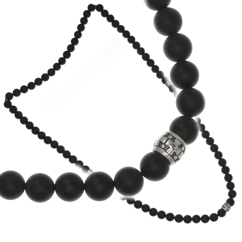 Vanna Pave Necklace - Shiny Metallic Black | By Alexa Rae Boutique |  Fashion & Jewelry