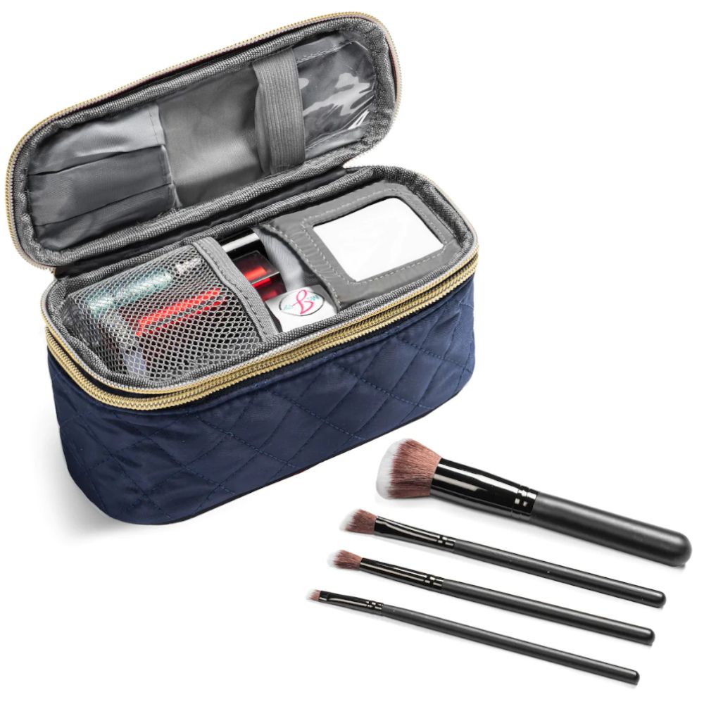 Amazon.com: VANMRIOR Travel Makeup Bag with LED Lighted Make up Case with  Mirror 3 Color Setting Cosmetic Makeup Box Organizer Vanity Case for Women  Beauty Tools Accessories Case Rechargeable : Beauty &