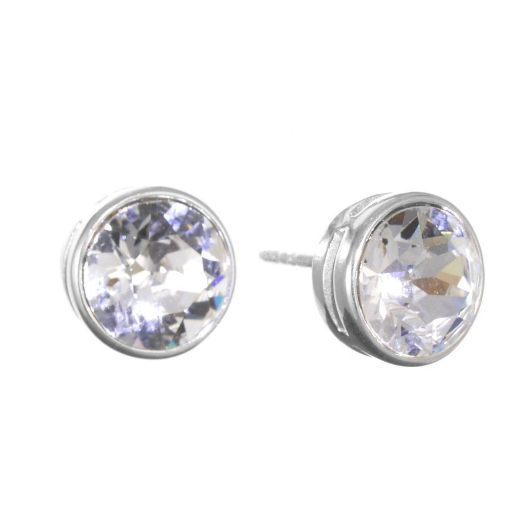 Swarovski Clear Crystal Star-Burst Stud Earrings