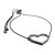 Rue B Beautiful Fashion Jewellery: Black Hematite Adjustable Size Drawstring Bracelet with Sparkly Loveheart Design (U222)