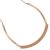 Stylish rose Gold and bead Collar necklace