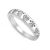 4.5mm Sterling Silver Ring with Pawprints and Hearts Design (SR302)