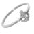 Thin Sterling Silver Anchor Ring 