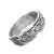 Sterling Silver Jewellery: Spinning Meditation Ring with Woven Design