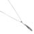 Fun Fashion Jewellery: Long silver Necklace with Large Fronded Leaf Pendant