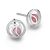 Mackintosh Jewellery: real sterling silver Mother of Pearl Stud Earrings for women