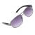 Eyelevel Atlanta Sunglasses:  Oblong Silver Framed Sunnies with Blue Tint Lenses (SU85)