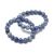 Blue spot Jasper Gemstone Beaded Stretch Style Bracelet (8mm Beads)