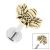 Titanium Jewellery: Internally Threaded Labret Cartilage Piercing with Silver Tone Honeybee Design (C24)A)