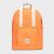 Lefrik Vegan Recycled Bags: Sunset Orange Capsule Backpack with Cream Accents (BG10)B)