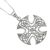 Sterling Silver Jewellery: 29mm Celtic Knotwork Woven Cross (N116)