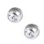 Titanium Claw Threaded Jewelled Balls (Pack of TWO) (C143)