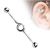 Surgical Steel Industrial Scaffold Barbell with Looping Design (1.6mm x 38mm) (C109)