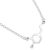 Quirky Sterling Silver Dopamine Molecule Necklace (N200)