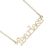 Pretty Silver Tone Necklace with 'Fearless' Word Design (M118)A)