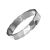 Thin 3mm Hammered Sterling Silver Plain Band Ring (SR81)