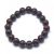 Grey Sesame Jasper Gemstone Beaded Stretch Style Bracelet (8mm Beads) (M661)ZB)