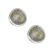 Teardrop Shaped Labradorite Sterling Silver Stud Earrings (6mm) (E801)D)