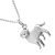 Dogs Collection! Cute Sterling Silver Labrador Pendant (N262)