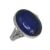 Handmade Sterling Silver Ring with Large Blue Lapis Lazuli Stone (Size and Shape Varies) (SR233)