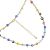 Beautiful Murano Glass Beaded Millefiori Necklace (M382)