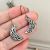 St Justin Handmade Jewellery: Pewter Celtic Dragon Knot Drop Earrings (46mm x 12mm ) (SJ74)