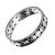 Oxidised Sterling Silver Ring with Dotted Design (5mm Tall) (SR?)