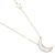 Long 66cm Gold Tone Necklace with Star and Mother of Pearl Moon Pendant (M679)A)