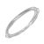 Contemporary Sterling Silver Jewellery: Simple Linked Set of Five Bangles (65mm Diameter) (B56)