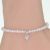Beautiful Sterling Silver and Freshwater Pearl Bracelet with Heart Charm