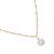 Beautiful Gold-Plated Sterling Silver and Freshwater Pearl Necklace (N358)B)