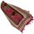 Handmade Indian Boho Paisley Scarf with Raw Edge (colours and design vary) (SC9)