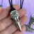 Unisex St Justin Handmade Jewellery: Black Cord with Pewter Raven Skull and Vegvisir Amulet (SJ68)