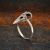Quirky Sterling Silver Jewellery: Large Raven Skull Ring (SR223)