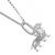 Small rose gold plated dachshund with a Sterling Silver Chain (N110)RG