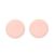 Blush Pink Round Resin Stud Earrings with Sterling Silver Posts (1.5cm) (M592)A)