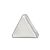 Individual Studs Collection! Simple Silver Tone 6mm Triangle Earring (Sterling Silver Post) (M422)M)