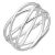 Gorgeous Chunky Sterling Silver Layered Ring (SR146)