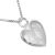 Pretty Sterling Silver Jewellery: Small Sparkly Starry Heart Pendant (N290)