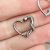 Surgical Steel Cartilage Jewellery: LEFT EAR Oxidised Snake and  Heart Twist Ring for Daith (C35)A)