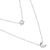 Contemporary Sterling Silver: Tiny Star and Moon Layered Necklace (N232)