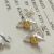 real Silver and Gold Bee Studs 925 sterling Silver and Gold Bee Studs york uk jewellers best 