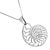 Gorgeous Sterling Silver Jewellery: Cut-Out Detail Ammonite Pendant (22mm x 31mm) (N390)