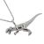 Amazing Sterling Silver Jewellery: Stunning T-Rex Dinosaur Pendant (33mm x 19mm x 9mm) (N195)S)