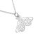 Beautiful Sterling Silver Openwork Moth Pendant (N146)