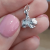 Sterling Silver Jewellery: Adorable Textured Guinea Pig Pendant (23mm x 22mm x 5mm) (N13)