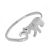 Minimalist Sterling Silver Jewellery: Adorable Cat Design Ring 