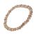 Pretty Fashion Jewellery:  Stretch Bracelet with Silver and Rose Gold Lovehearts (GR151)