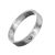 Plain Sterling Silver 4mm Band Ring with Oxidised Sun Design (SR52)
